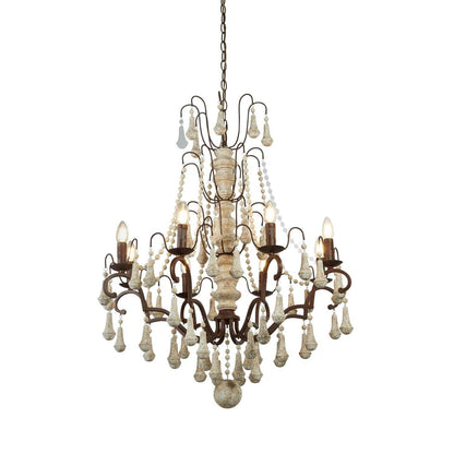 Bessie Vintage Metal Chandelier