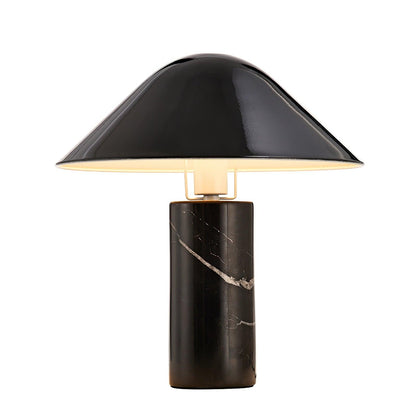 Adelaide Marble Eclectic Metal Table Lamp