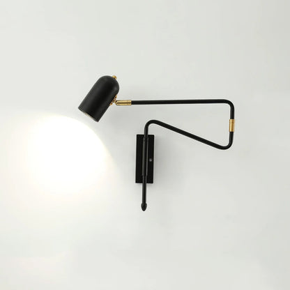 Adjustable Arm Reading Modern Metal Wall Lamp