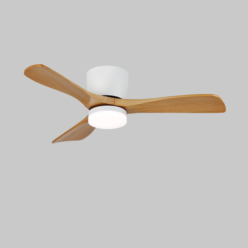 Aerodynamics Wooden 4852 Minimalist Metal Ceiling Fan Light