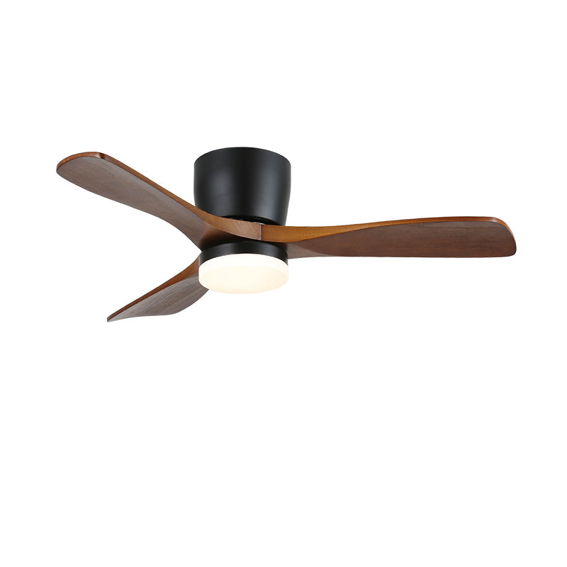 Aerodynamics Wooden 4852 Minimalist Metal Ceiling Fan Light