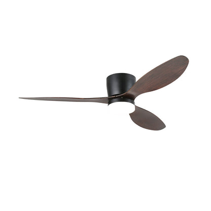 Aerodynamics Wooden 4852 Minimalist Metal Ceiling Fan Light