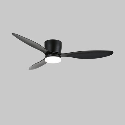 Aerodynamics Wooden 4852 Minimalist Metal Ceiling Fan Light