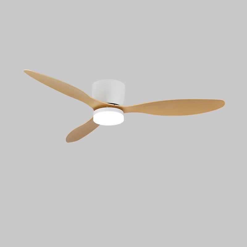 Aerodynamics Wooden 4852 Minimalist Metal Ceiling Fan Light