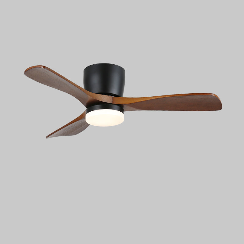 Aerodynamics Wooden 4852 Minimalist Metal Ceiling Fan Light