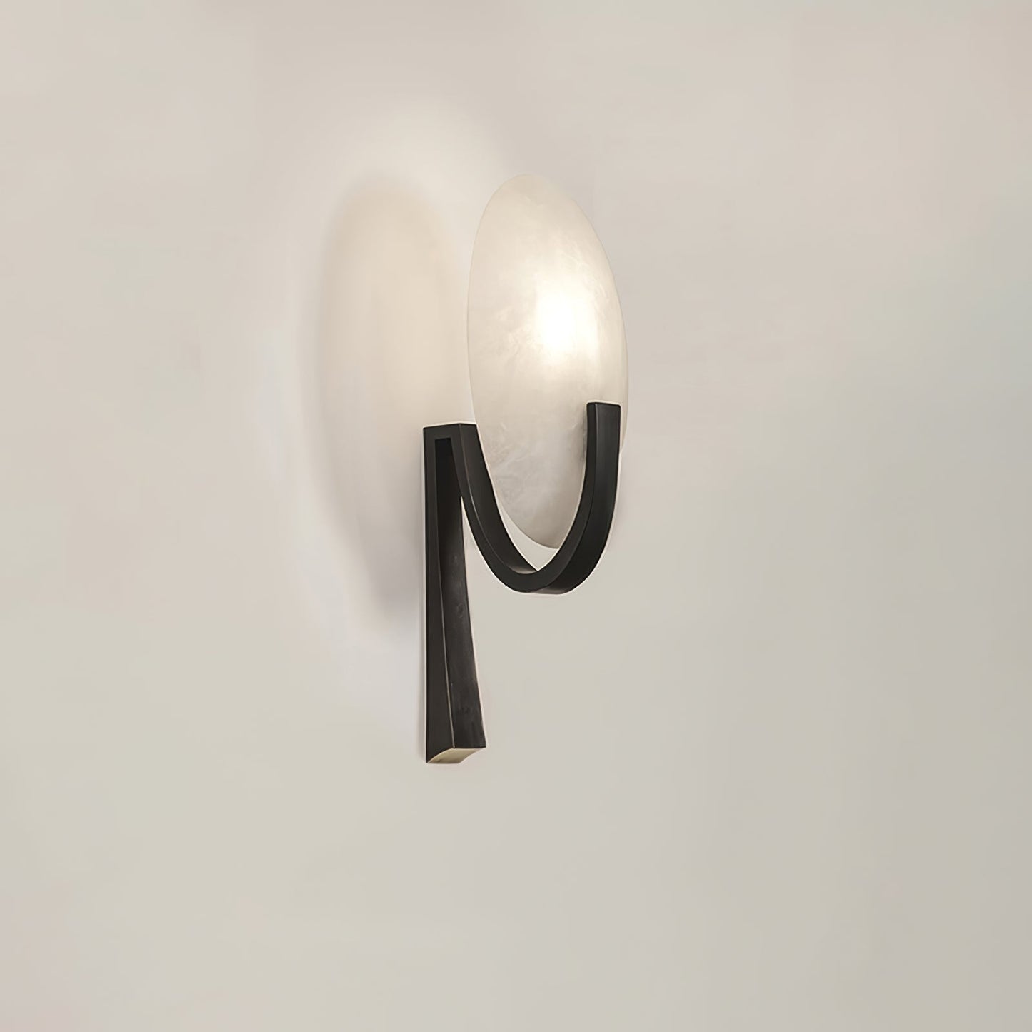 Alice Alabaster Classic Metal Wall Lamp