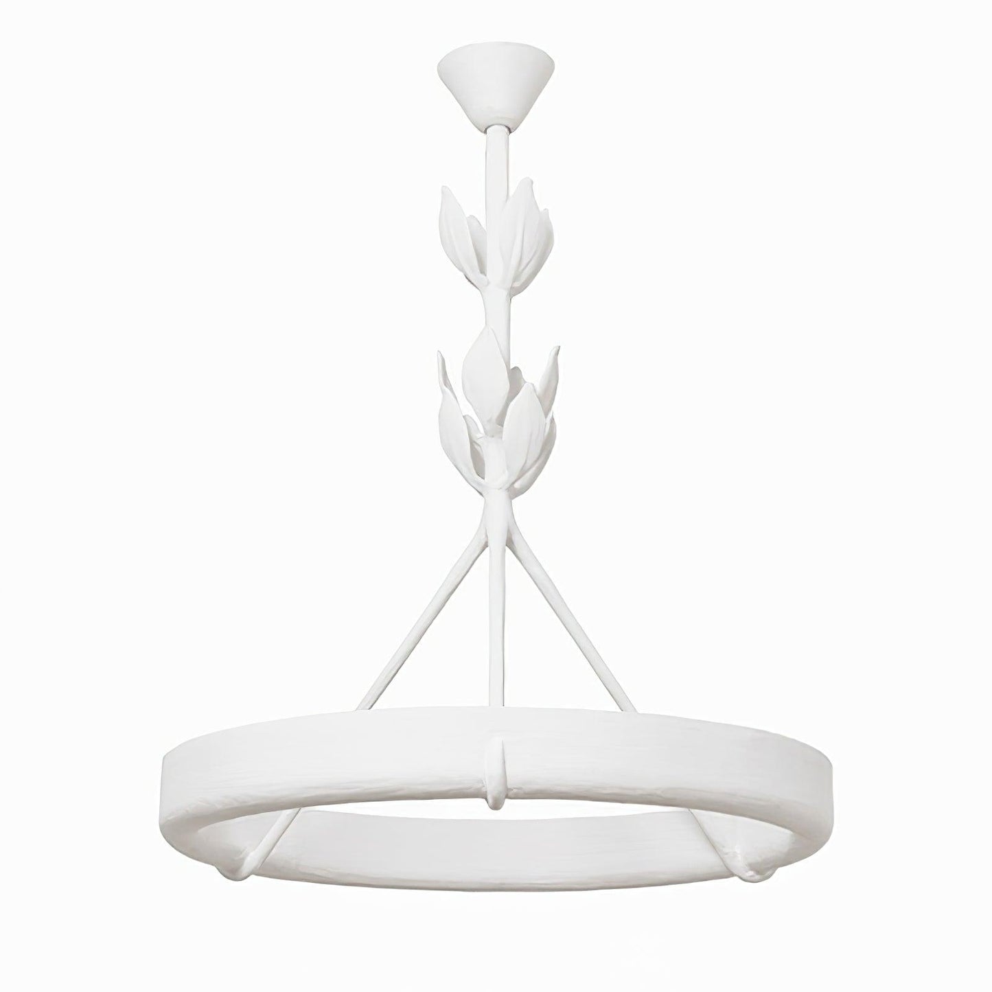 Tinsley Plaster Minimalist Metal Chandelier