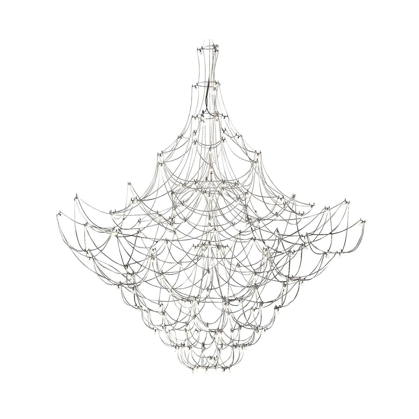 Amos Light Group Luxury Steel Chandelier