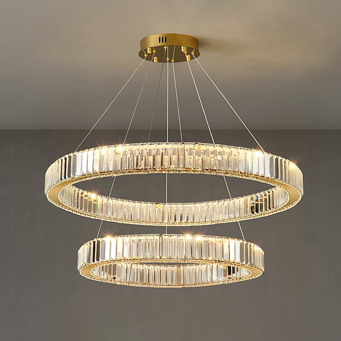 Bertolda Contemporary Steel Chandeliers