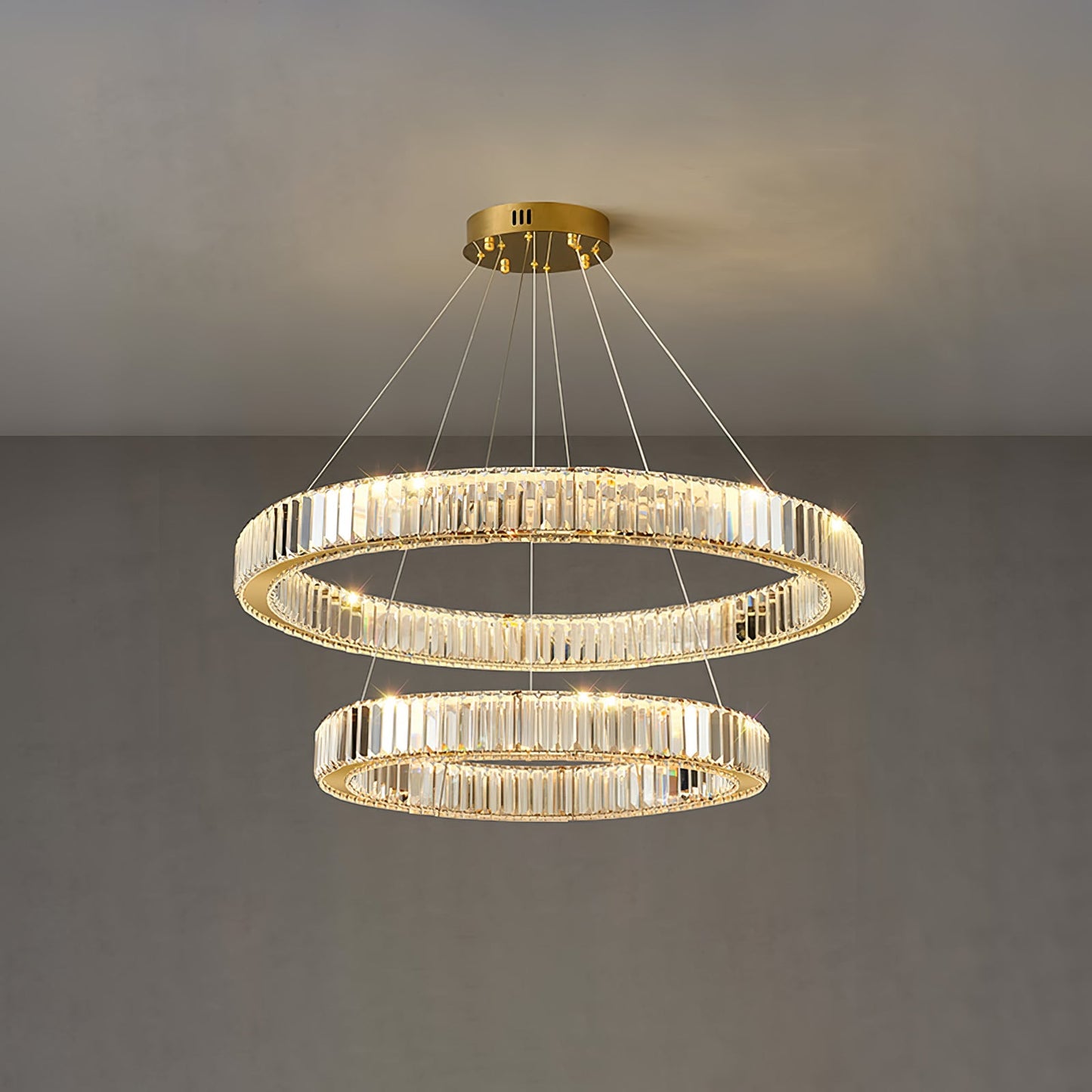 Bertolda Contemporary Steel Chandeliers