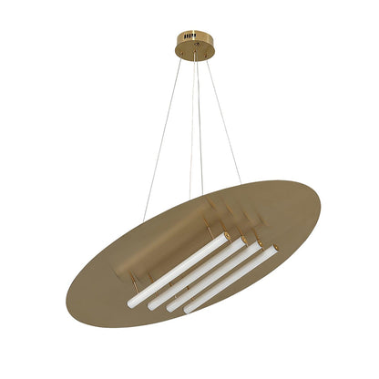 Big Disc Modern Steel Pendant Lamp