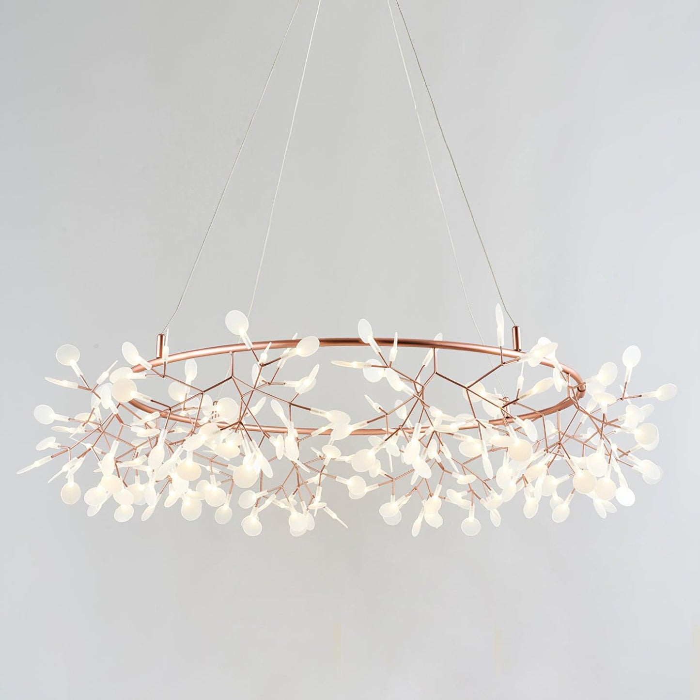 Big O Firefly LED Modern Metal Chandelier