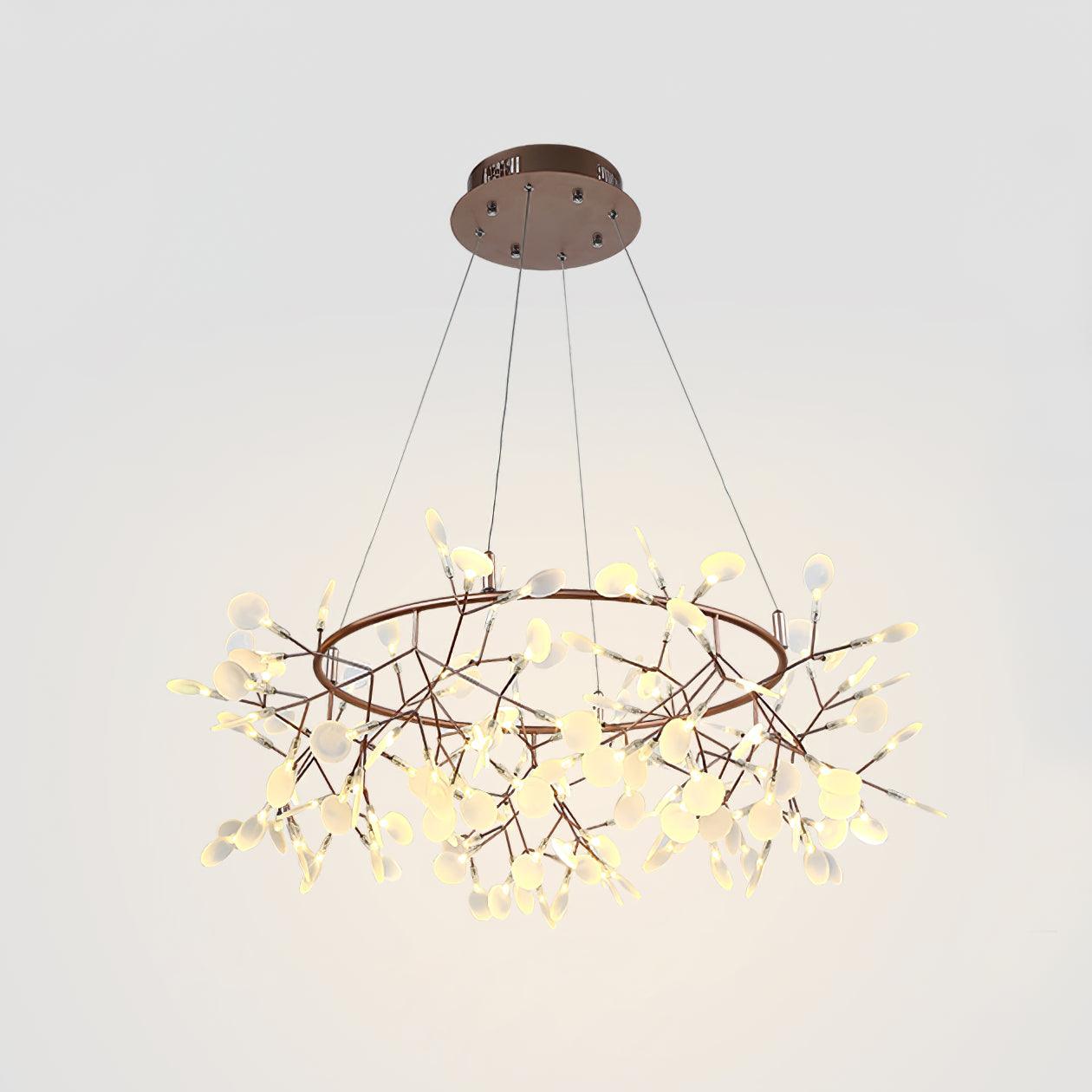 Big O Firefly LED Modern Metal Chandelier