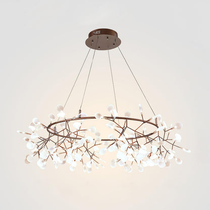 Big O Firefly LED Modern Metal Chandelier