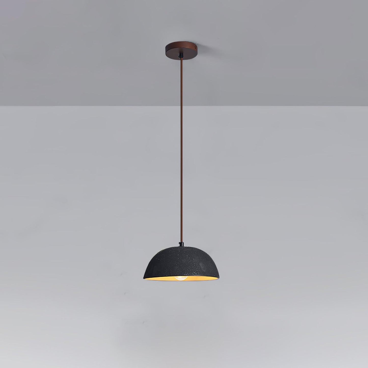 Black Arch Ceramic Minimalist Metal Pendant Lamp