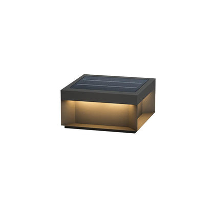 Black Box Eclectic Metal Outdoor Post Light