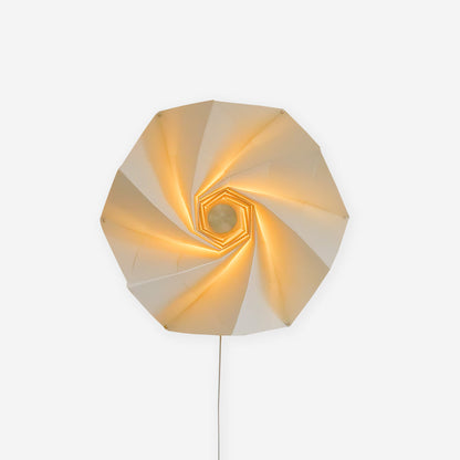 Bloom Petals Eclectic Metal Wall Lamp