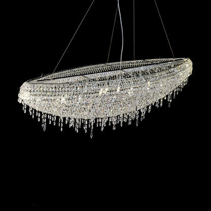 Boat Crystal Luxury Metal Chandelier