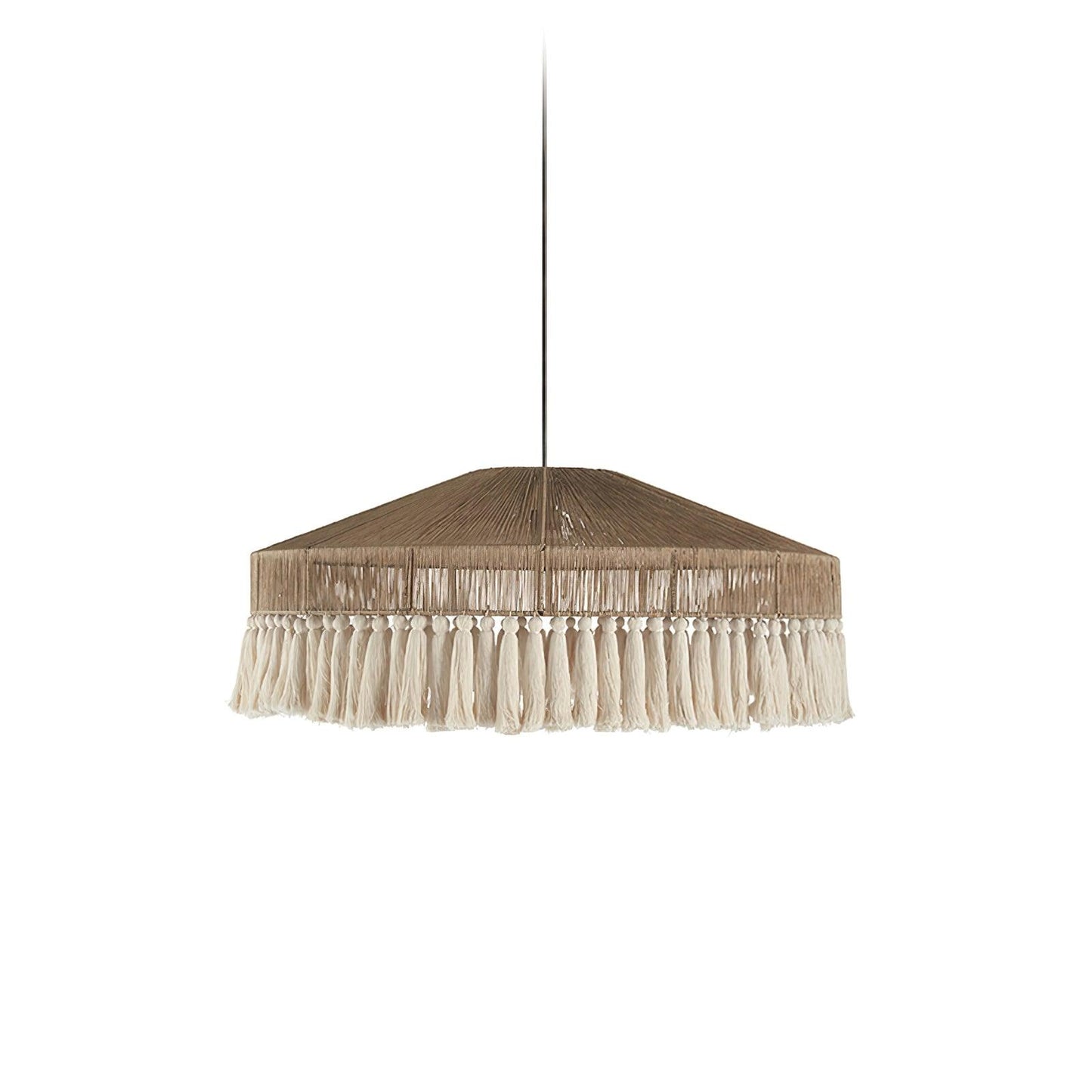 Bohemian Fringe Rattan Pendant Lamp