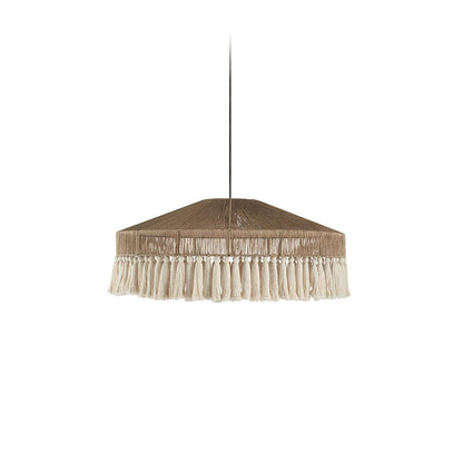 Bohemian Fringe Rattan Pendant Lamp