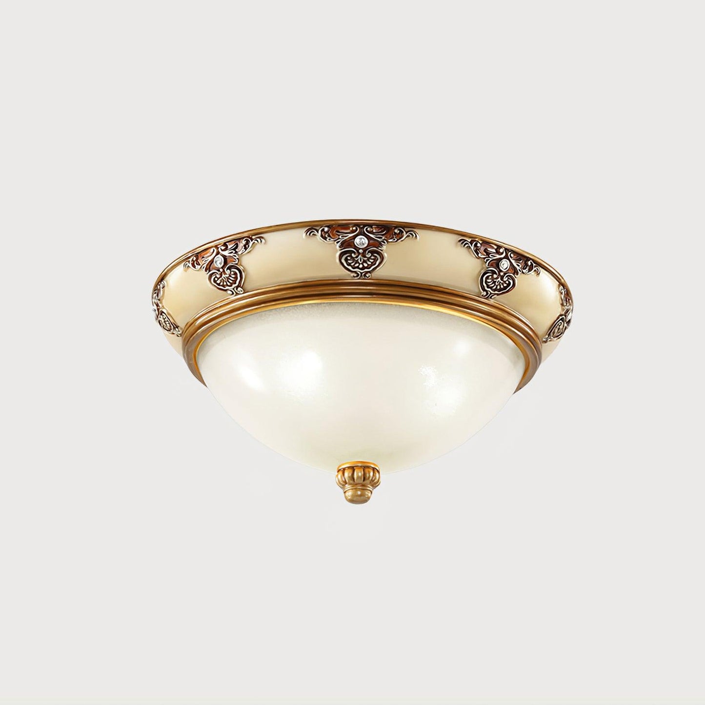 Brahm Flush Retro Crystal Ceiling Light