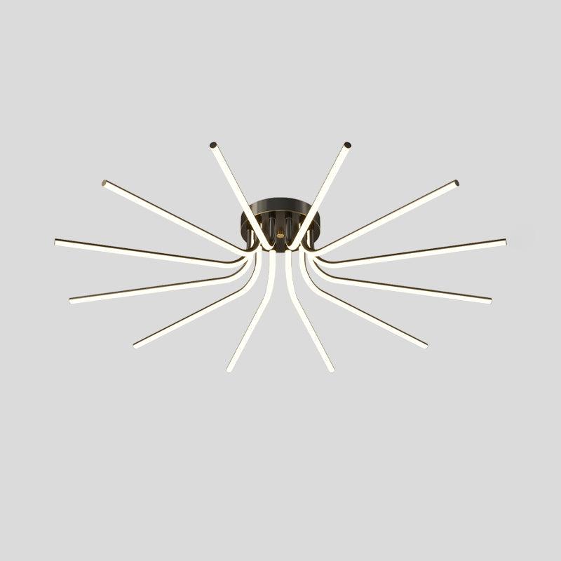 Starbursts Luxury Brass Ceiling Lamp