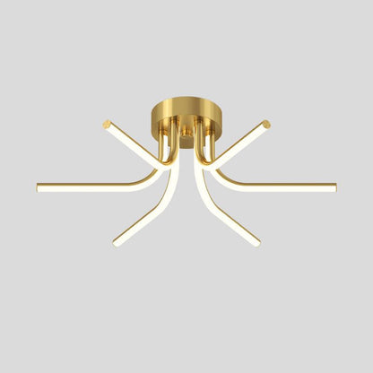 Starbursts Luxury Brass Ceiling Lamp