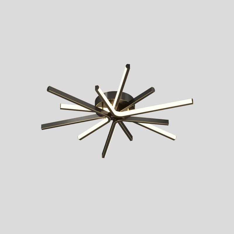 Starbursts Luxury Brass Ceiling Lamp