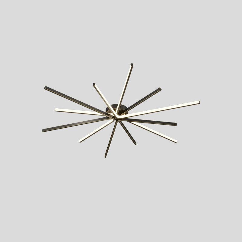 Starbursts Luxury Brass Ceiling Lamp