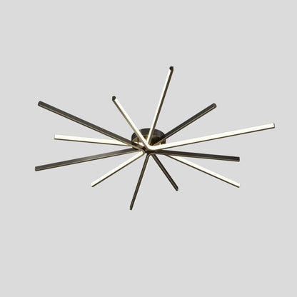 Starbursts Luxury Brass Ceiling Lamp