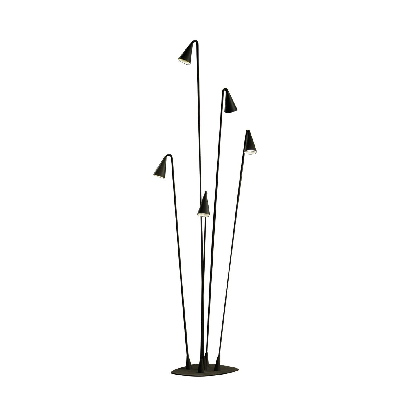 Bellflower Outdoor Luxury Aluminum Floor Lamp