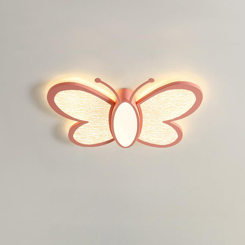 Butterfly Eclectic Metal Ceiling Lamp