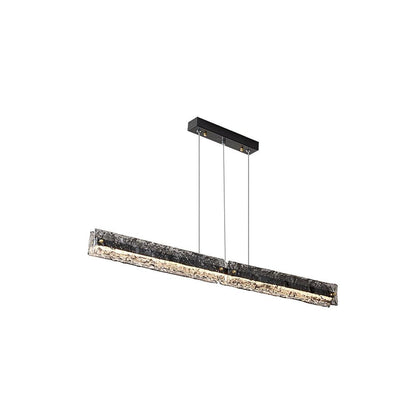 Capuccio LED Linear Luxury Crystal Pendant Lamp