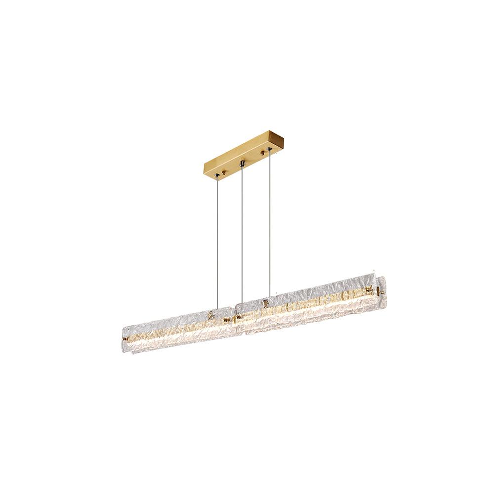 Capuccio LED Linear Luxury Crystal Pendant Lamp