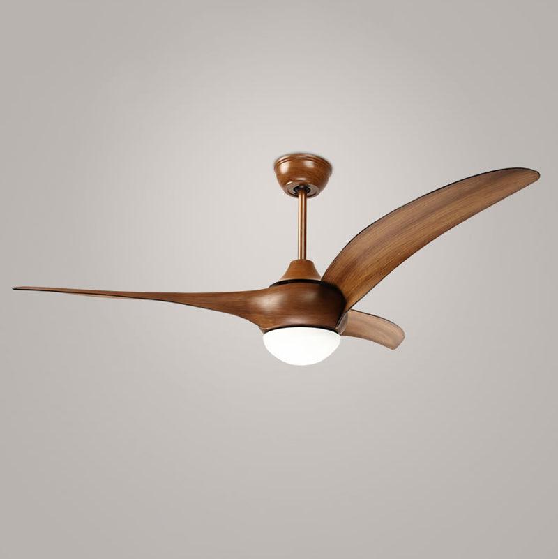 Traditional Contemporary Wood Ceiling Fan Light