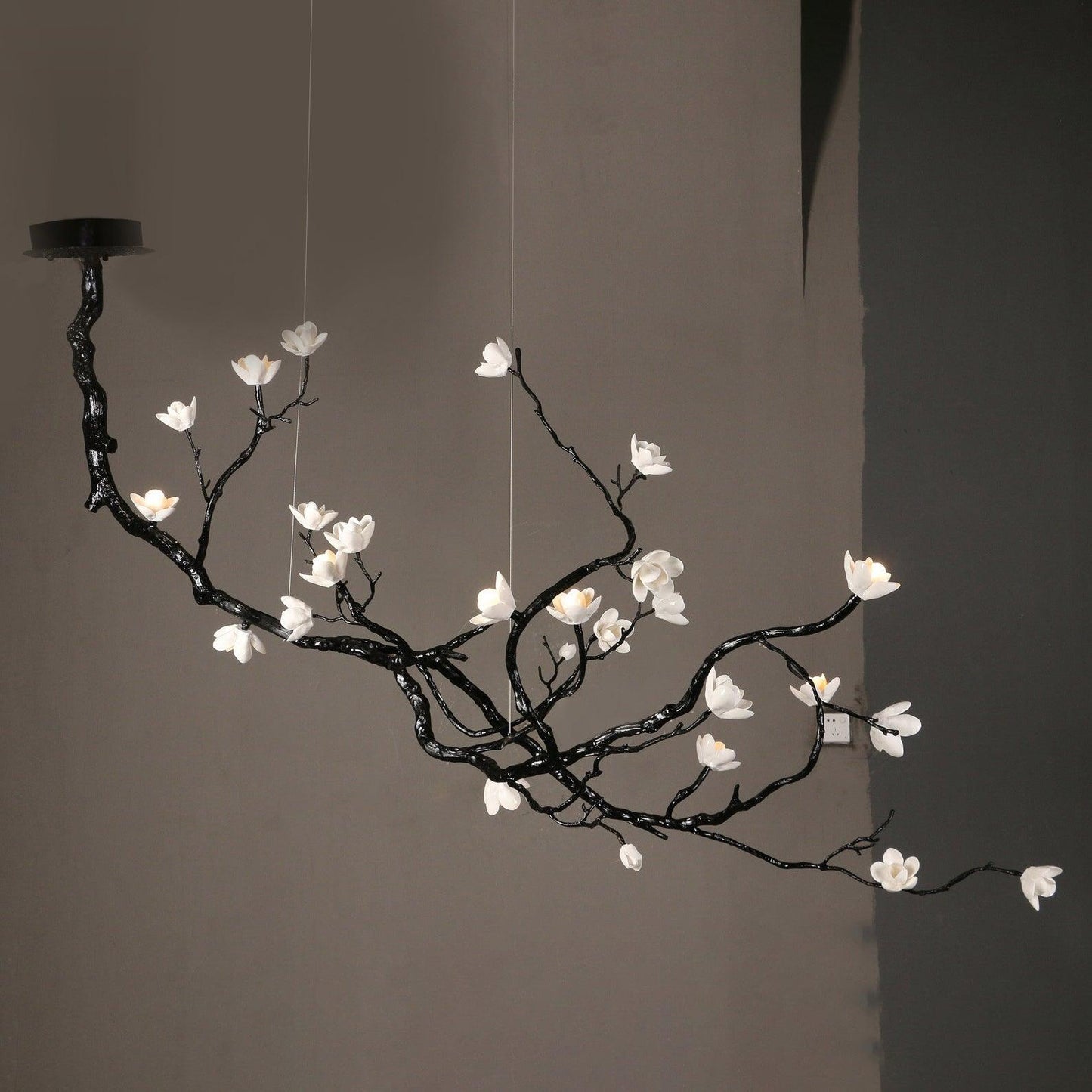 Flower Art Deco Ceramic Chandelier