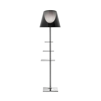 Chrome Prism Side Table Modern Metal Floor Lamp