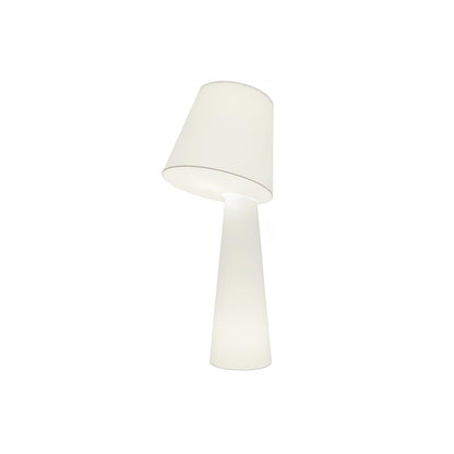 Column Fabric Contemporary Metal Floor Lamp