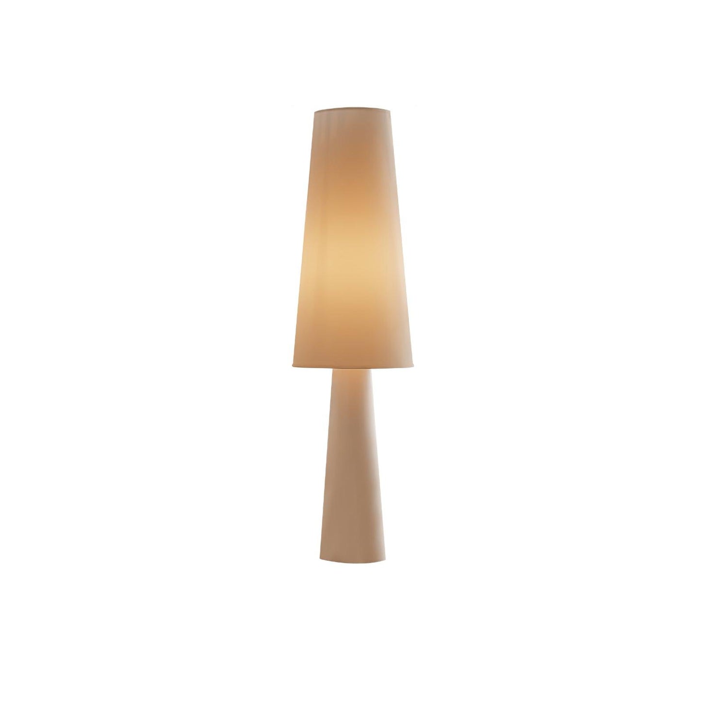 Column Fabric Contemporary Metal Floor Lamp