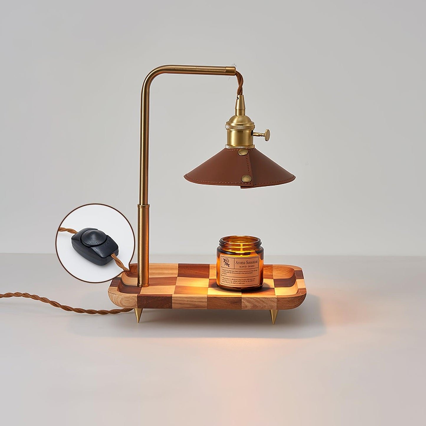 Cordero Retro Wood Table Lamp