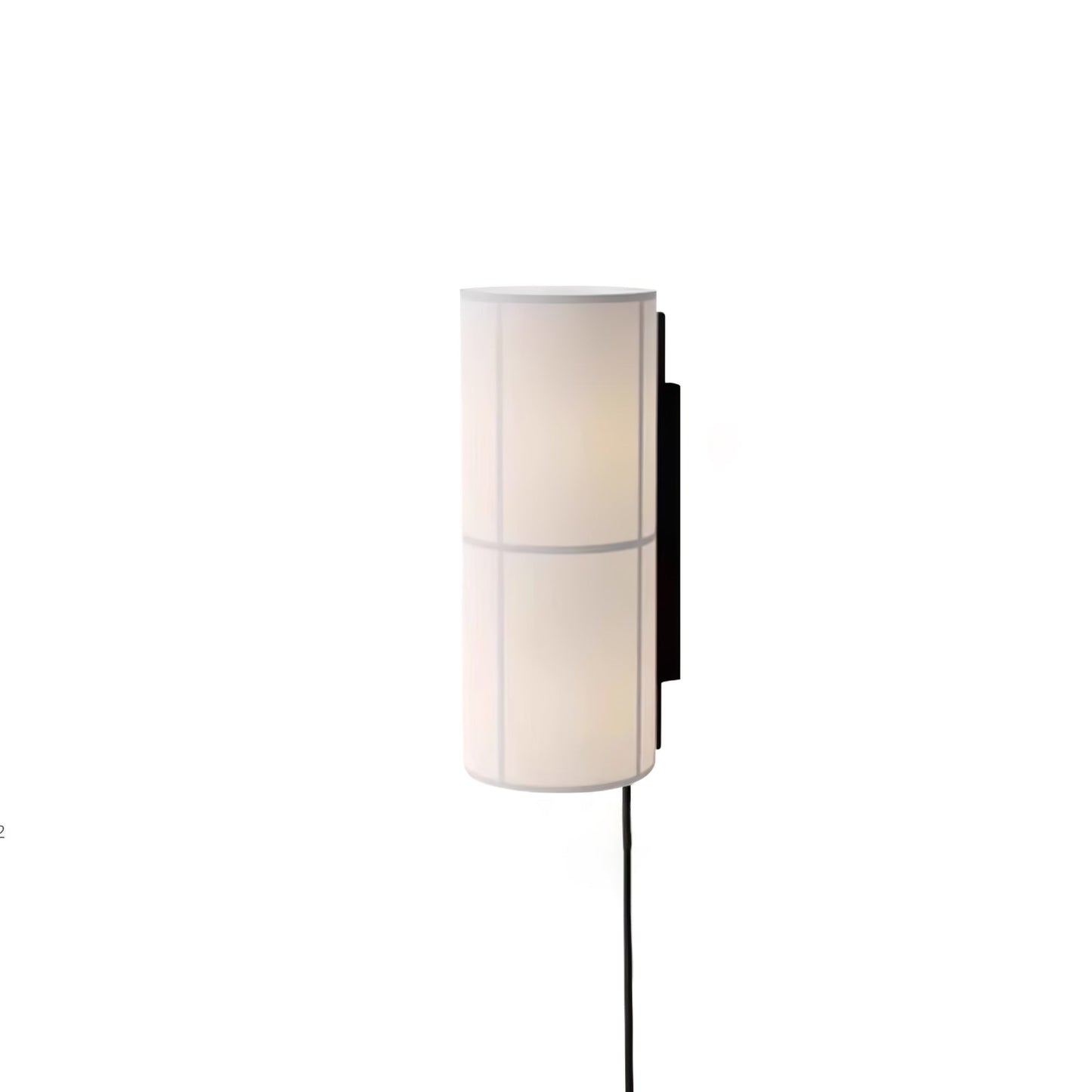 Cylinder Fabric Contemporary Metal Wall Lamp