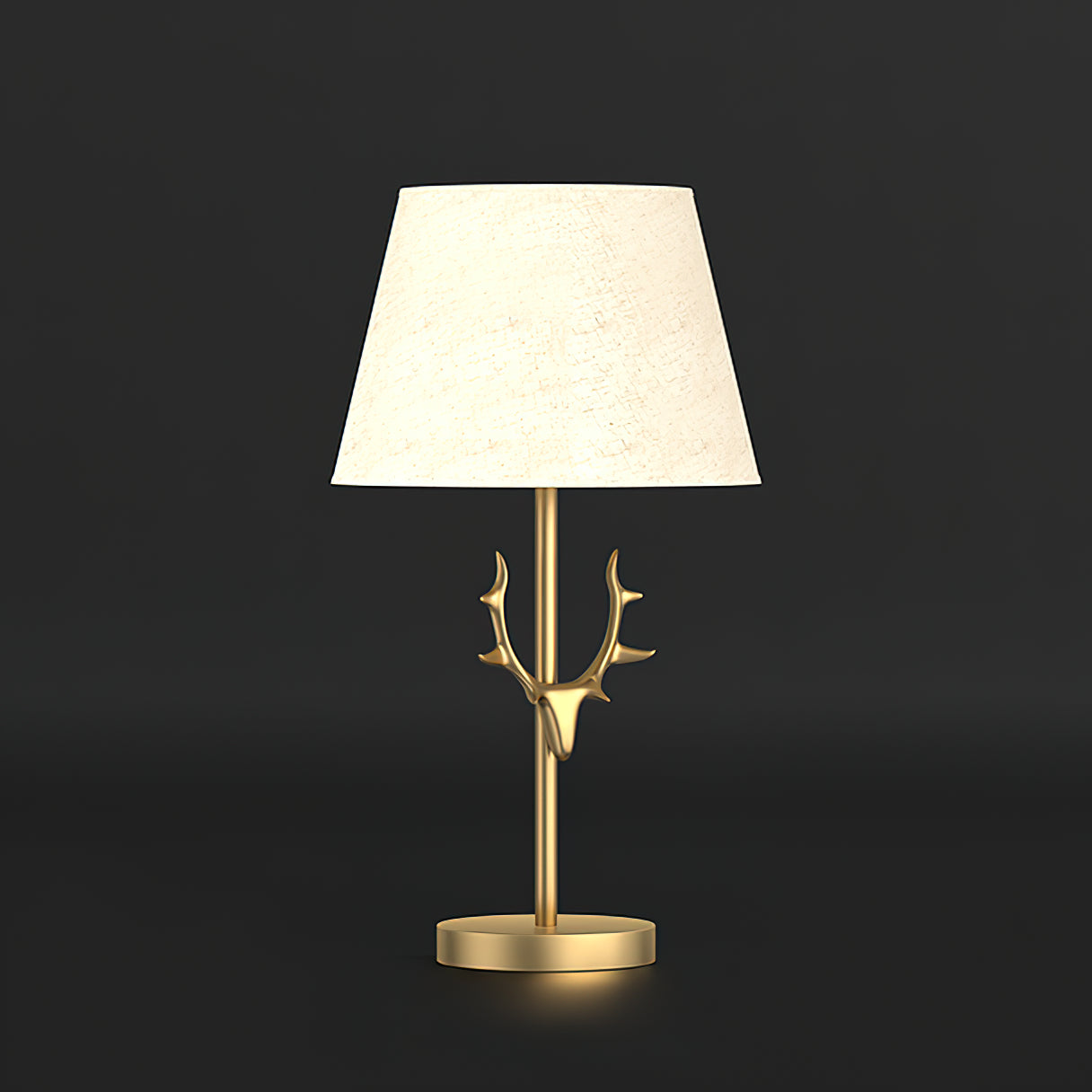 Dalton Rustic Brass Table Lamp