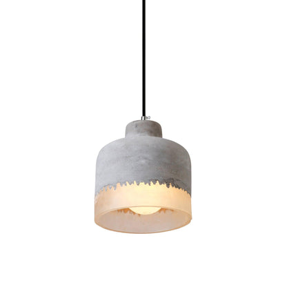 Delia Cement Eclectic Material Pendant Light