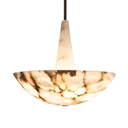 Domus Alabaster Classic Metal Chandelier