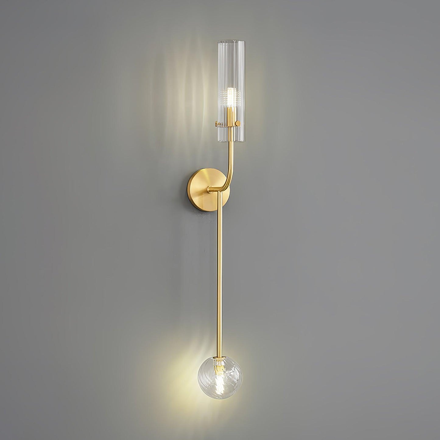 Eclat Vertica Modern Crystal Wall Lamp