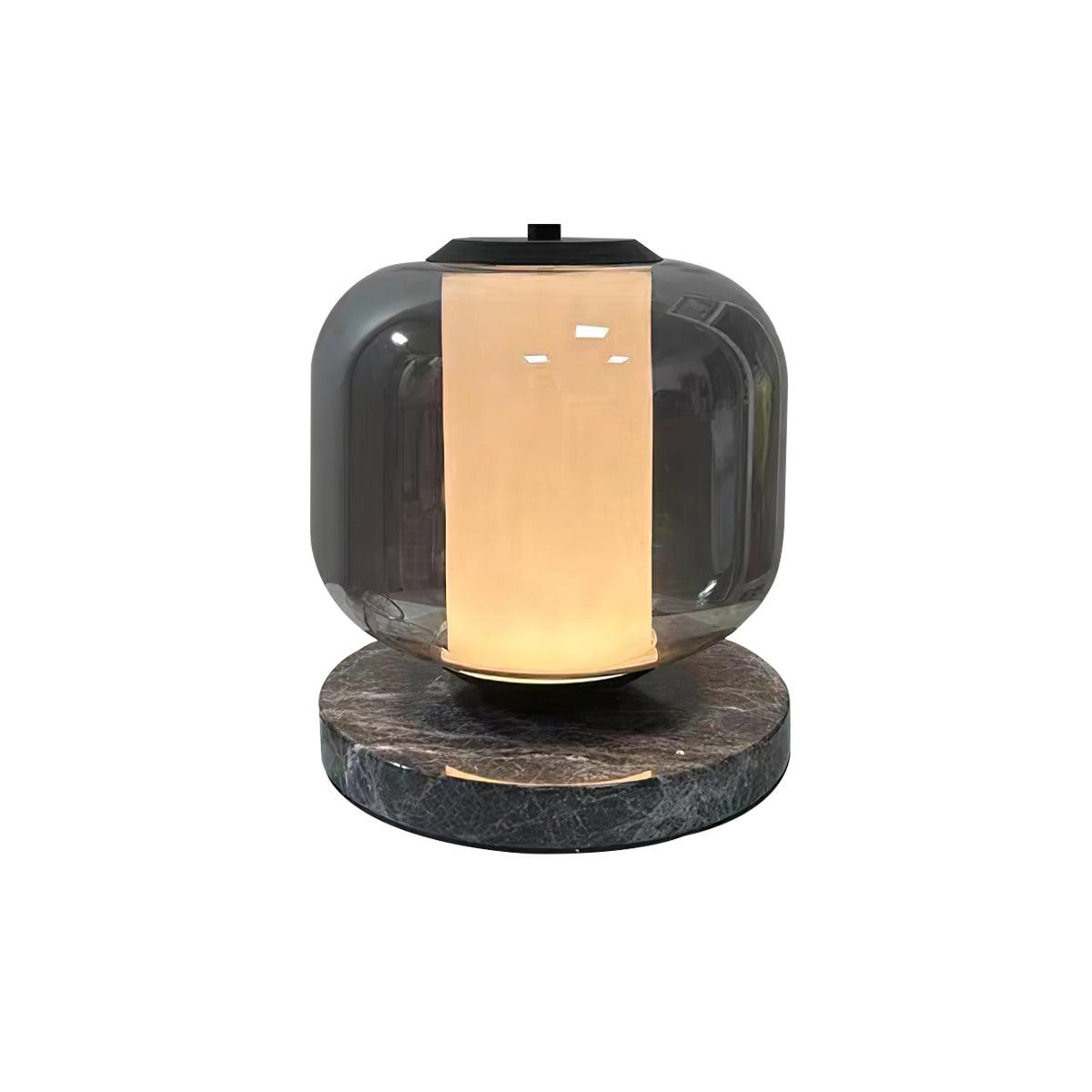 Eira Marble Contemporary Crystal Table Lamp