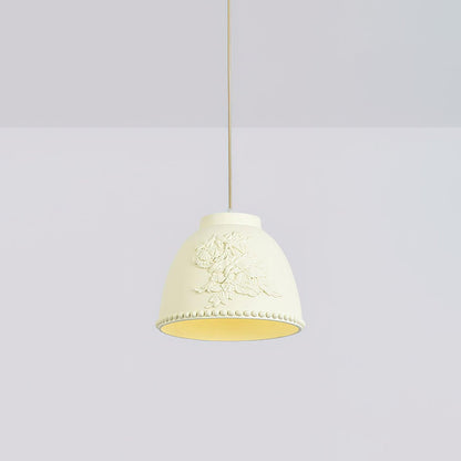 Embossed Flora Modern Metal Pendant Lamp