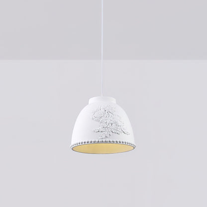 Embossed Flora Modern Metal Pendant Lamp