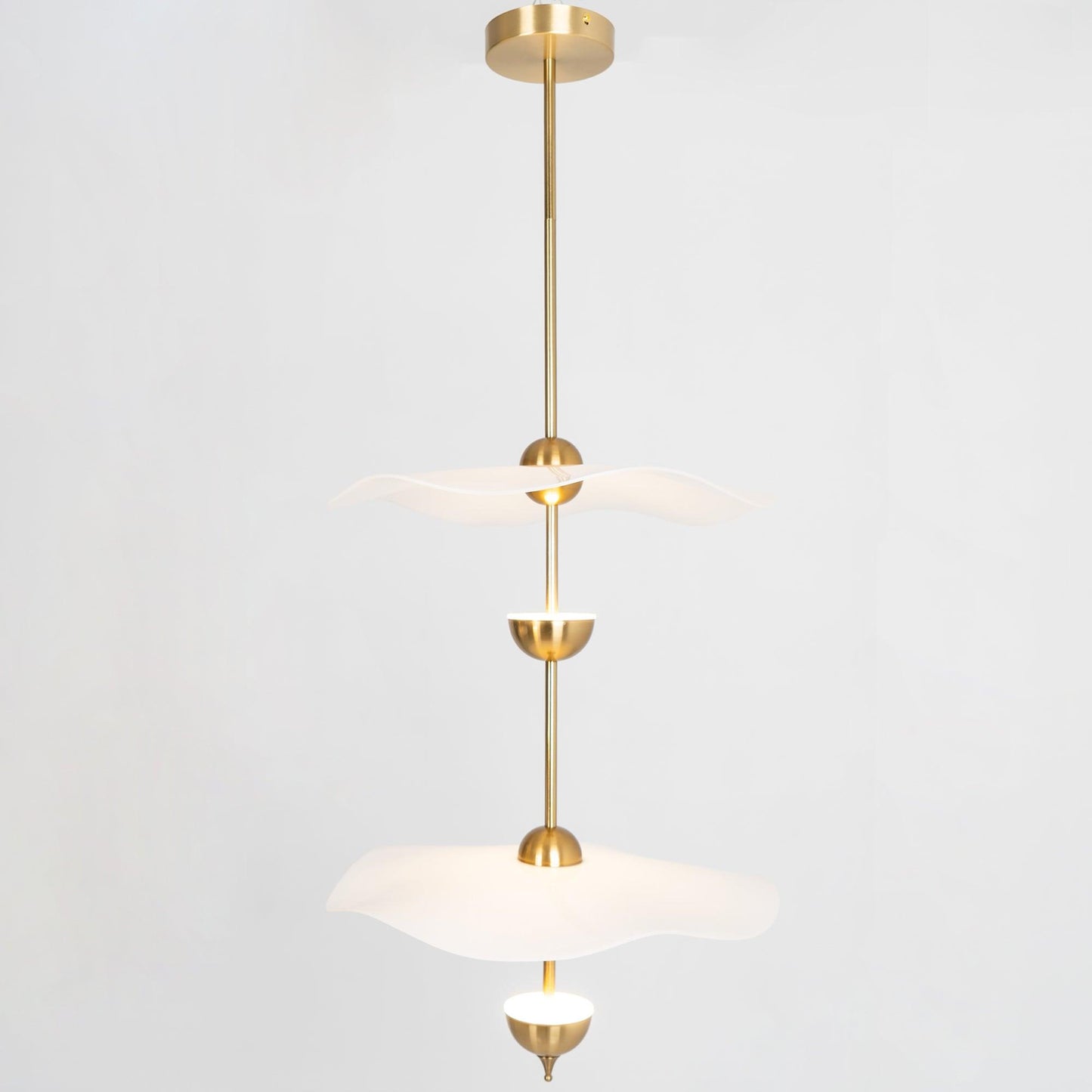 Envolee Double Biscuit Traditional Metal Pendant Light