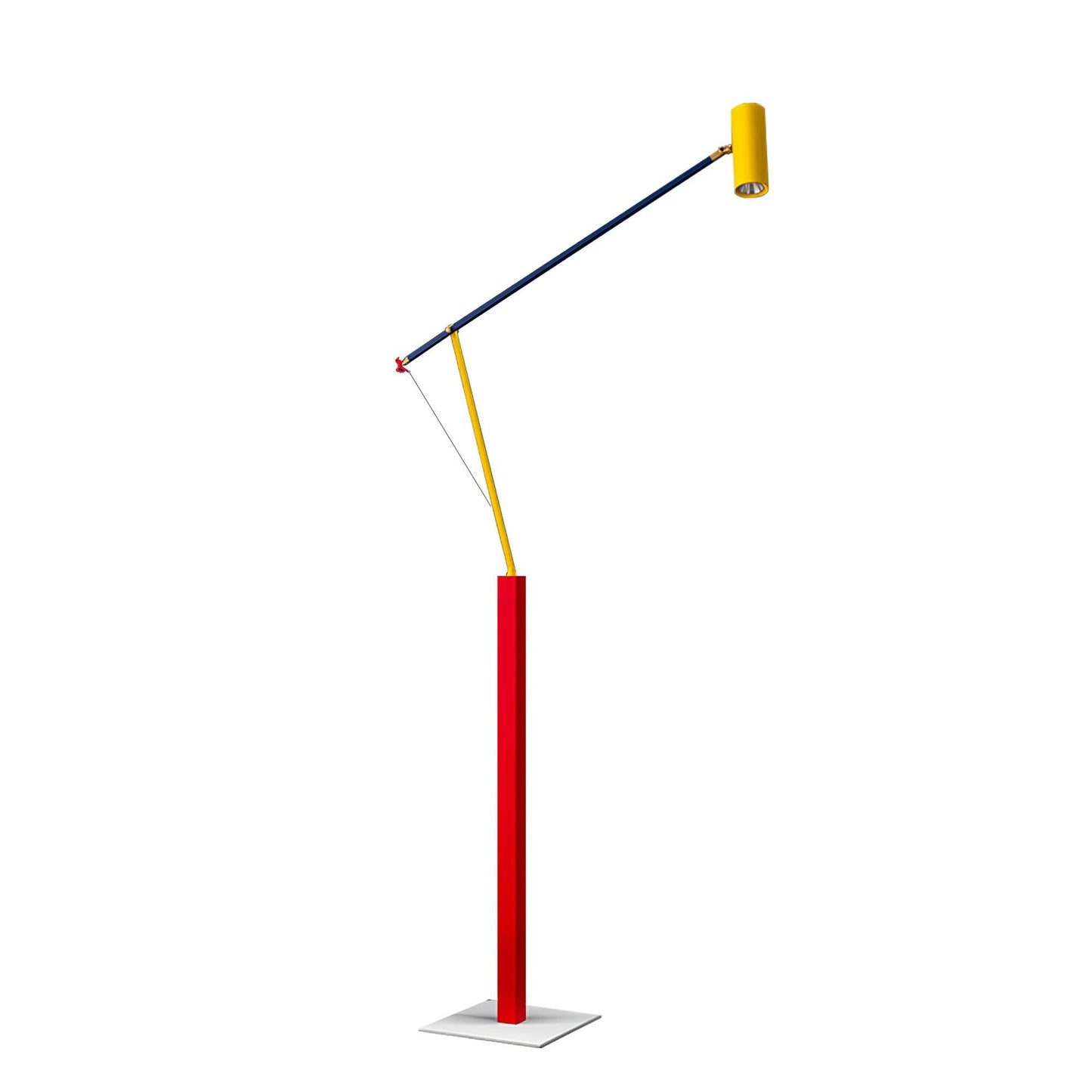 Ettorino Eclectic Metal Floor Lamp